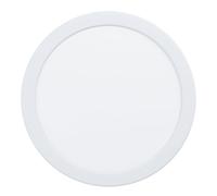 Eglo LED spot encastrable Fueva 5, Ø 21,6 cm, spot LED en acier avec surface lumineuse en plastique, blanc, plat, faible profondeur d'encastrement 26 mm, blanc neutre