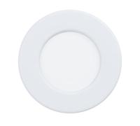 Luminaire encastrable FUEVA 5 LED 2,7W en acier blanc D86mm