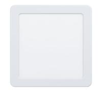 Luminaire encastrable FUEVA 5 LED 11W en acier blanc 166x166mm