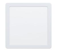 Eglo LED spot encastrable Fueva 5, L x l 21,6 cm, spot LED acier avec surface plastique, blanc, encastrable plat, faible profondeur 26 mm, blanc chaud