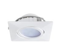 Eglo LED Spot encastrable Pineda, spot en plastique, luminaire encastré