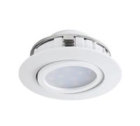 Eglo LED Spot encastrable Pineda, spot LED en plastique, luminaire encastré