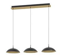 Eglo LED suspension Roscoff, luminaire suspendu pour salle à manger | Suspension dimmable LED, lumière chaude, plafonnier design, éclairage intérieur moderne