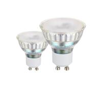 Eglo Lot de 2 ampoules LED GU10, lampes réflecteur, spots de 4,8 watts chacun (équivalent 35 watts), 400 lumens, blanc neutre, 4000 Kelvin, Ø 5 cm