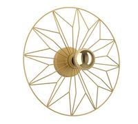 Eglo Luminaire plafonnier Castanuelo, applique murale élégante et rétro | lampe de plafond en métal doré en forme d’étoile, douille E27, Ø 42,5 cm