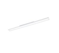 Eglo Luminaire plafonnier en saillie Salobrena 1, panneau LED en aluminium | et plastique, lampe de plafond pour cuisine, lumière blanche neutre, 120 x 10 cm