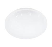 Applique/Plafonnier FRANIA-S IP44 LED 15W en acier blanc D310mm