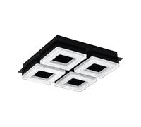 Eglo Luminaire plafonnier LED Fradelo 1 à 4 flammes, lustre effet cristal