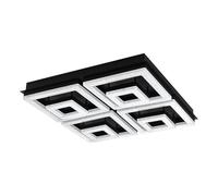 Eglo Luminaire plafonnier LED Fradelo 1 à 8 flammes, lustre effet cristal