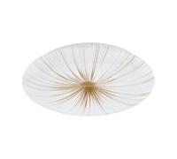 Eglo Luminaire plafonnier Nieves 1, Ø 41 cm, panneau LED effet cristal