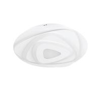 Plafonnier PALAGIANO LED 14,7W en acier blanc D300mm
