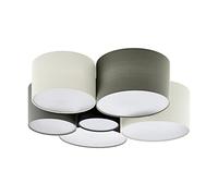 Plafonnier PASTORE E27 6X40W en acier blanc D990mm
