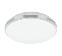 Eglo Luminaire plafonnier Pinetto, panneau LED arrondi, lampe de plafond