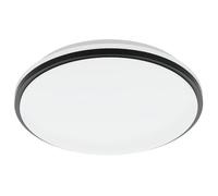 Eglo Luminaire plafonnier Pinetto, panneau LED arrondi, lampe de plafond