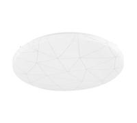 Plafonnier RENDE LED 19,5W en acier blanc D380mm