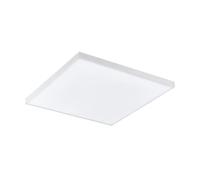 Plafonnier connecté TURCONA-CCT LED 10,8W en aluminium et acier blanc 287x287x62mm
