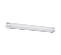 Eglo Luminaire salle de bain LED Tragacete 1, lampe pour miroir, applique | murale en plastique argenté et métal chrome, éclairage IP44, blanc neutre, 45 cm