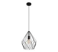 Eglo Lustre CARLTON, 1 suspension à flamme vintage, lampe suspendue rétro