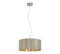 Eglo Suspension textile Maserlo - Taupe