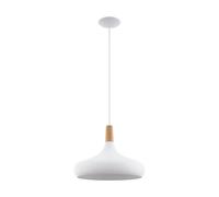 Eglo Lustre SABINAR, suspension à flamme, lampe suspendue en acier et en
