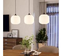 Suspension MANTUNALLE E27 3X40W en acier noir 1200x200x1100mm