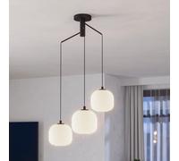 Suspension MANTUNALLE E27 3X40W en acier noir D620mm