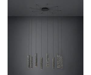 Eglo MENTALONA Suspension à 8 sources lumineuses, GU10, 39824,