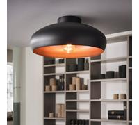 Eglo Plafonnier MOGANO 94547 E27 1x60W acier noir et cuivre D400mm style industriel vintage