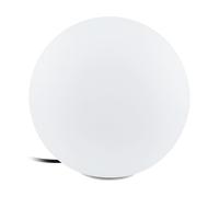 Lampadaire extérieur MONTEROLO IP65 E27 1X40W en matière synthétique blanc D300mm