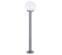 EGLO NISIA-C, Lampadaire extérieur, Acier inoxydable, Plastique, Acier inoxydable, IP44, I, Blanc