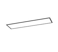 Eglo Panneau LED connect.z Moradillo-Z 120x30 cm, plafonnier ZigBee, mat | contrôle app et vocal Alexa, blanc chaud-froid, RGB, dimmable, lampe de plafond noire