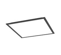 Eglo Panneau LED connect.z Moradillo-Z 40x40 cm, plafonnier ZigBee, mat, contrôle app et vocal Alexa, blanc chaud-froid, RGB, dimmable, lampe plafond noire