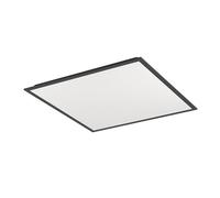 Eglo Panneau LED connect.z Moradillo-Z 60x60 cm, plafonnier ZigBee, mat | contrôle app et vocal Alexa, blanc chaud-froid, RGB, dimmable, lampe plafond noire