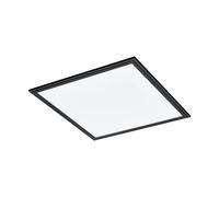 Plafonnier SA1 LED 21,5W en aluminium noir 450x450x50mm
