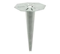 Poteaux De Puissance Universels à Piquet De Terre Pour Terrasse De Jardin Support De Lampe D'Hiver En Acier Galvanisé à Chaud Eglo 88744