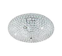 Plafonnier CLEMENTE E27 3X60W en acier chrome D450mm