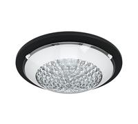 Eglo Plafonnier LED Acolla 1, luminaire cristal élégant pour plafond, lampe