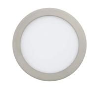 Luminaire encastrable connecté FUEVA-C LED 15,6W en fonte métallique nickel mat D225mm