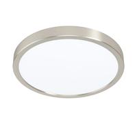 Luminaire en saillie FUEVA 5 LED 20,5W en acier nickel mat D285mm