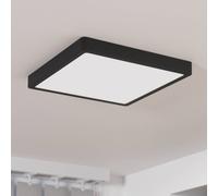 Eglo Plafonnier LED Fueva 5 – métal IP44 Ø 28,5 cm – noir, salle de bain