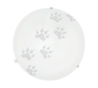 Eglo Plafonnier Mars, applique murale 1 flamme, luminaire en acier, couleur