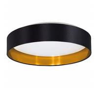 Eglo plafonnier Maserlo 2 - noir et or