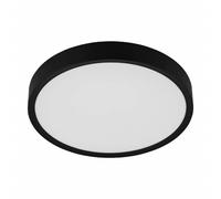 Plafonnier MUSURITA LED 6X5,5W en matière synthétique noir D440mm