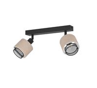 Eglo Plafonnier Rosley, lampe de plafond avec 2 spots orientables
