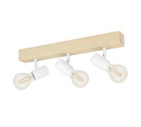 Eglo Plafonnier Townshend 3, spot vintage 3 flammes style industriel, lampe