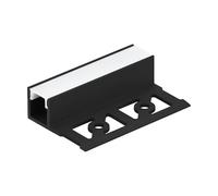 EGLO Profil encastré pour LED-Stripes, accessoire alu noir, plastique