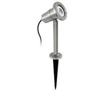 EGLO Projecteur de jardin à LED avec piquet de terre Nema argent 94111
