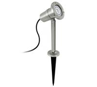 EGLO Projecteur de jardin à LED avec piquet de terre Nema argent 94111