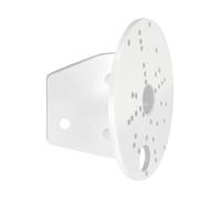 Support d'angle pour luminaire en acier blanc D112mm