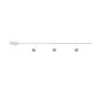 Eglo Rail de spot Easy Track, kit extensible de 4 spots de plafond orientables, plafonnier barre modulable, rampe cuisine bureau, aluminium et plastique blanc, douille GU10, 192,5 cm